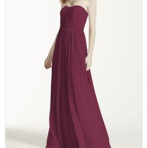 David's Bridal Versa Convertable Bridesmaid Dress